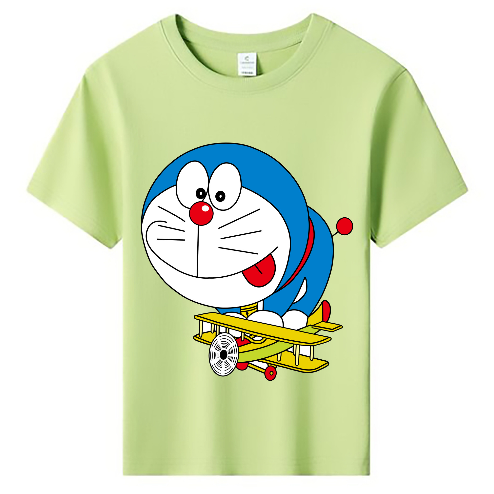 （画像用） ドラえもん Doraemon 綿100％キッズTシャツ（フロントプリント）